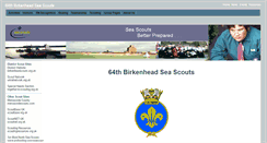 Desktop Screenshot of 64thseascouts.org.uk