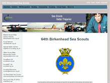 Tablet Screenshot of 64thseascouts.org.uk
